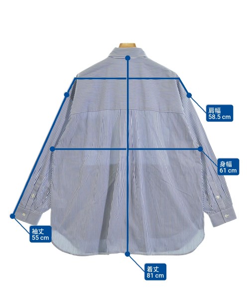 FreshService（フレッシュサービス）カジュアルシャツ 青 サイズ:M メンズ/2200673394057