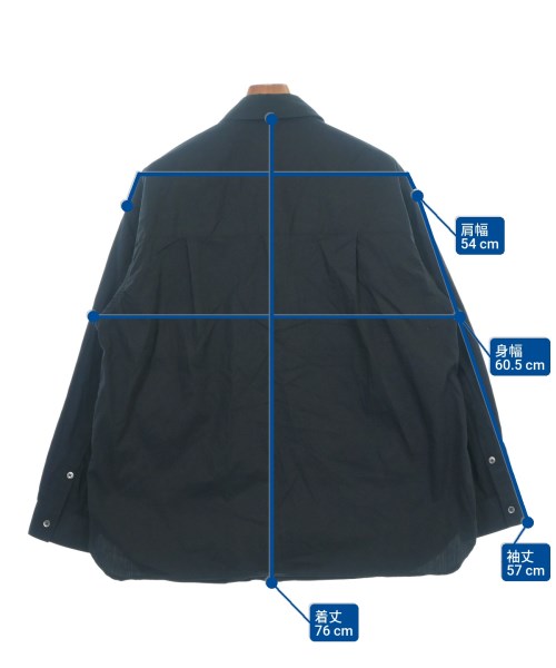 FreshService（フレッシュサービス）カジュアルシャツ 黒 サイズ:S メンズ/2200672667053