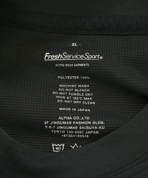 FreshService（フレッシュサービス）Tシャツ・カットソー 黒 サイズ:XL メンズ/2200677404042