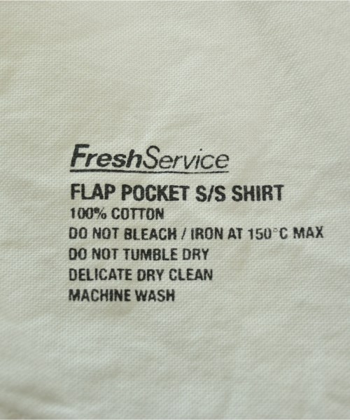 FreshService（フレッシュサービス）カジュアルシャツ 白 サイズ:F メンズ/2200646236322