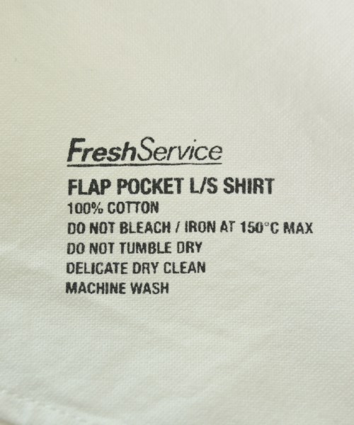 FreshService（フレッシュサービス）カジュアルシャツ 白 サイズ:F メンズ/2200646236346