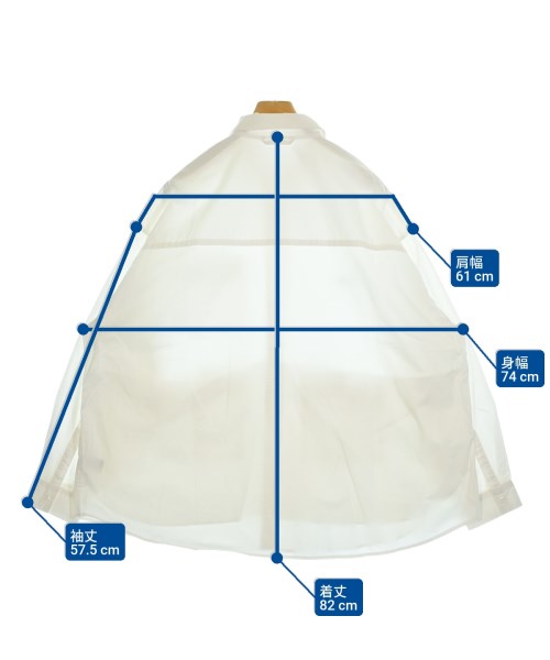 FreshService（フレッシュサービス）カジュアルシャツ 白 サイズ:L メンズ/2200646236353