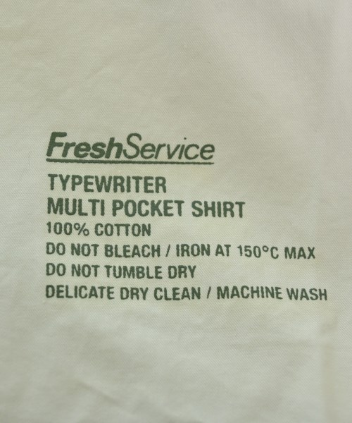FreshService（フレッシュサービス）カジュアルシャツ 白 サイズ:L メンズ/2200646236360