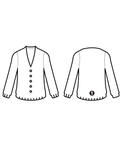 FreshService（フレッシュサービス）カーディガン 黒 サイズ:L メンズ/2200658982071