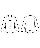 FreshService（フレッシュサービス）カーディガン 黒 サイズ:L メンズ/2200658982071