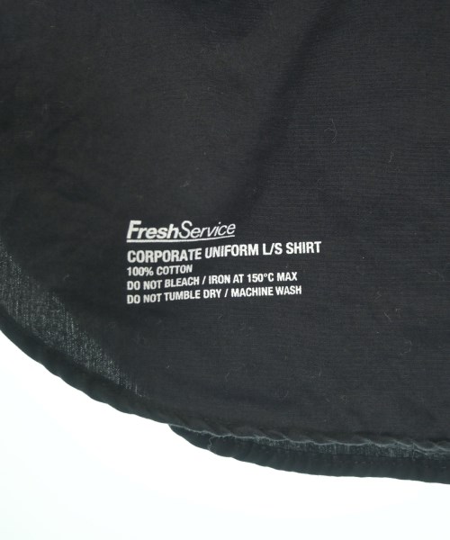 FreshService（フレッシュサービス）カジュアルシャツ 黒 サイズ:L メンズ/2200658982170
