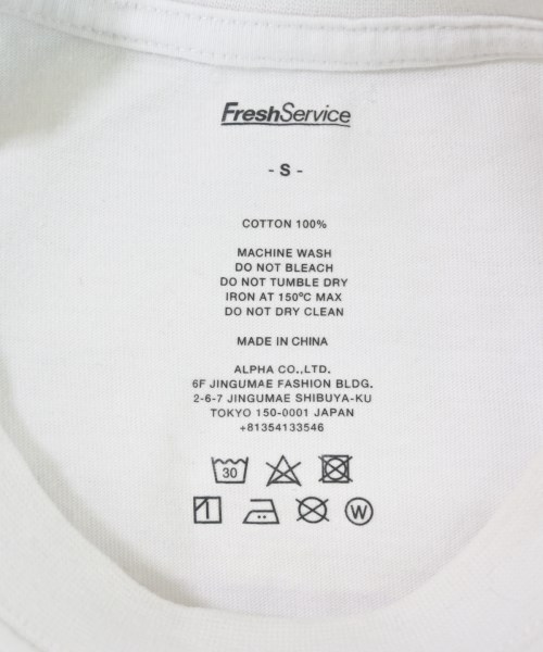 FreshService（フレッシュサービス）Tシャツ・カットソー 白 サイズ:S メンズ/2200713452037