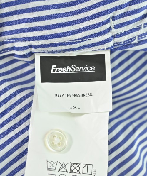 FreshService（フレッシュサービス）カジュアルシャツ 青 サイズ:S メンズ/2200716024026