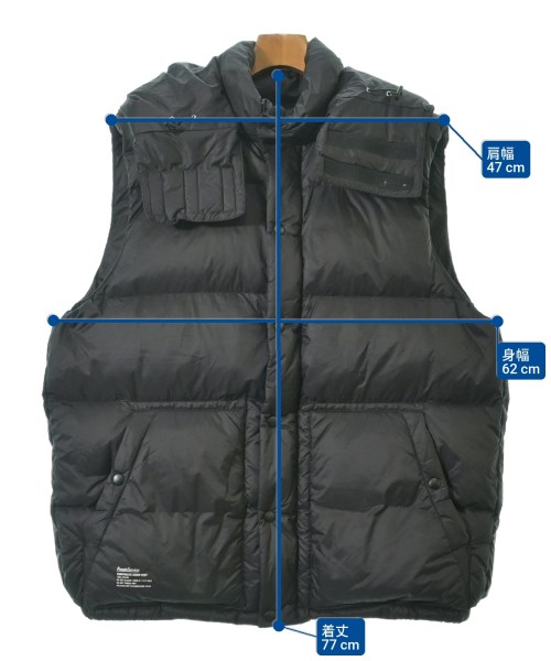 FreshService（フレッシュサービス）ダウンジャケット/ダウンベスト 黒 サイズ:M メンズ/2200647421017