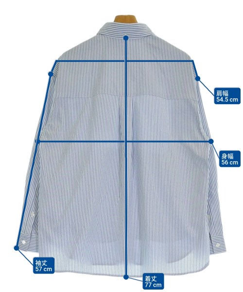 FreshService（フレッシュサービス）カジュアルシャツ 青 サイズ:S メンズ/2200641635571