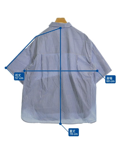 FreshService（フレッシュサービス）カジュアルシャツ 青 サイズ:M メンズ/2200641635588