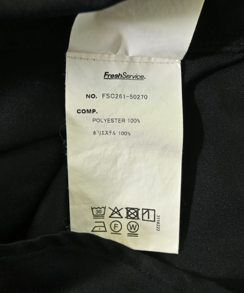 FreshService（フレッシュサービス）カジュアルシャツ 黒 サイズ:M メンズ/2200708498026