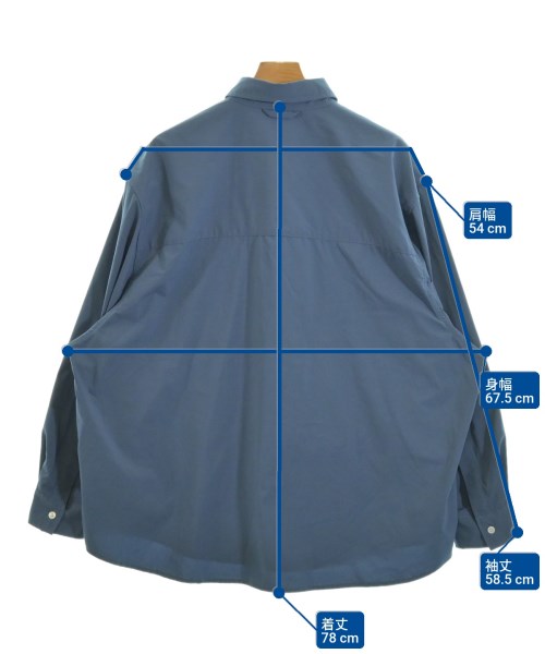 FreshService（フレッシュサービス）カジュアルシャツ 青 サイズ:M メンズ/2200647053232