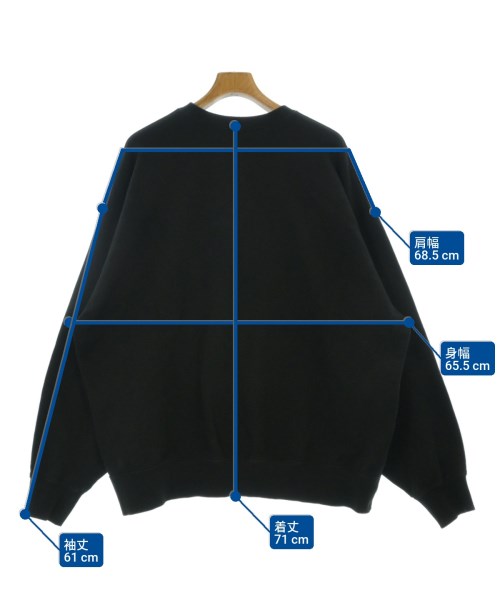 FreshService（フレッシュサービス）スウェット 黒 サイズ:XL メンズ/2200667056084