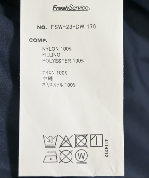 FreshService（フレッシュサービス）ダウンジャケット/ダウンベスト 紺 サイズ:M メンズ/2200667387409