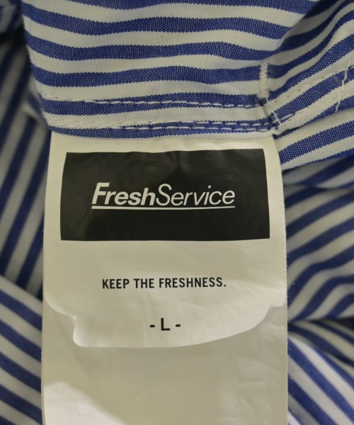 FreshService（フレッシュサービス）カジュアルシャツ 青 サイズ:L メンズ/2200734124081