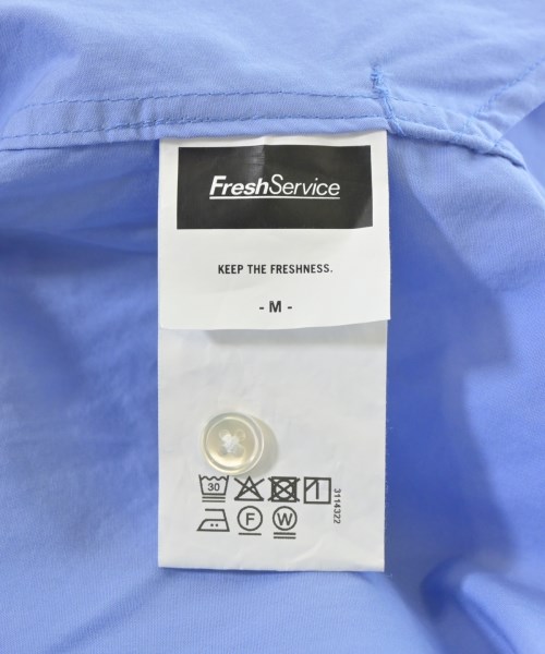 FreshService（フレッシュサービス）カジュアルシャツ 青 サイズ:M メンズ/2200684155012