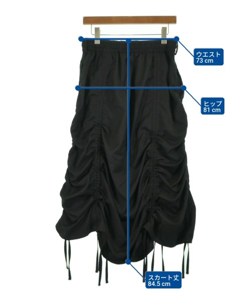 NOT CONVENTIONAL（ノットコンベンショナル）ロング・マキシ丈スカート 黒 サイズ:FREE レディース/2200626694012