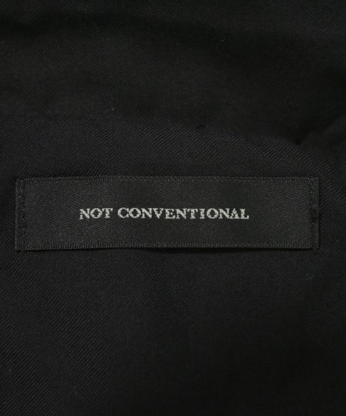NOT CONVENTIONAL（ノットコンベンショナル）トレンチコート 黒 サイズ:F メンズ/2200720087031