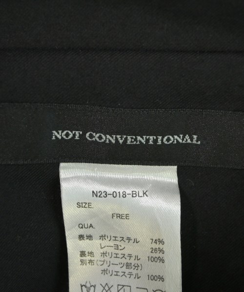 NOT CONVENTIONAL（ノットコンベンショナル）その他 黒 サイズ:F メンズ/2200720087062