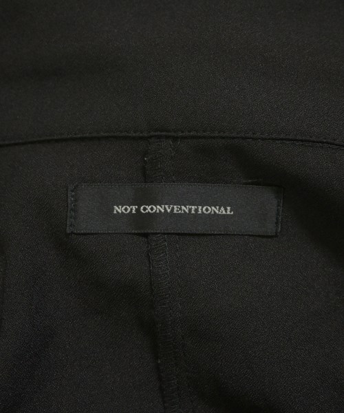 NOT CONVENTIONAL（ノットコンベンショナル）カジュアルシャツ 黒 サイズ:F メンズ/2200720087079