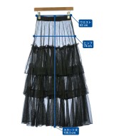 NOT CONVENTIONAL（ノットコンベンショナル）ロング・マキシ丈スカート 黒 サイズ:F レディース/2200720087109