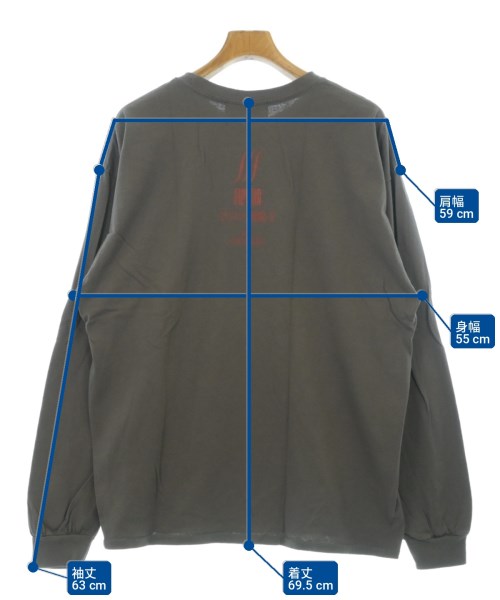 NOT CONVENTIONAL（ノットコンベンショナル）Tシャツ・カットソー グレー サイズ:XL メンズ/2200718892241