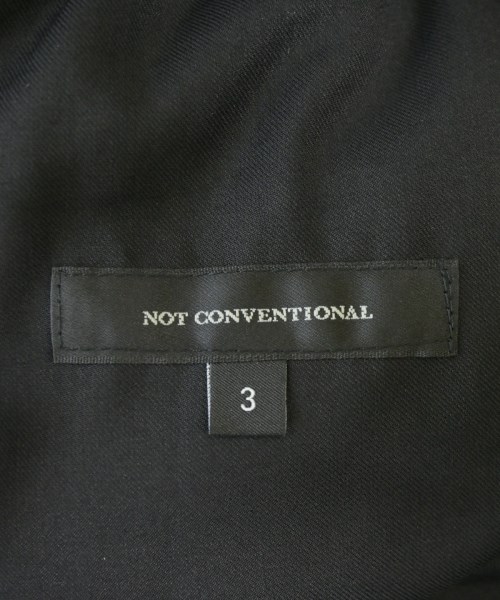 NOT CONVENTIONAL（ノットコンベンショナル）スラックス 黒 サイズ:3(L位) メンズ/2200682295024