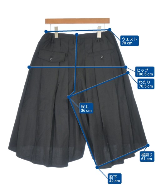 NOT CONVENTIONAL（ノットコンベンショナル）ショートパンツ 黒 サイズ:F メンズ/2200682295055