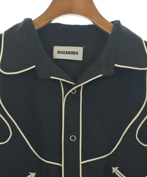 KOZABURO（コウザブロウ）カジュアルシャツ 黒 サイズ:1(S位) メンズ/2200656618033