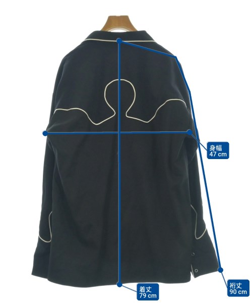 KOZABURO（コウザブロウ）カジュアルシャツ 黒 サイズ:1(S位) メンズ/2200656618033