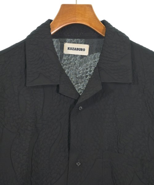 KOZABURO（コウザブロウ）カジュアルシャツ 黒 サイズ:2(M位) メンズ/2200661215098