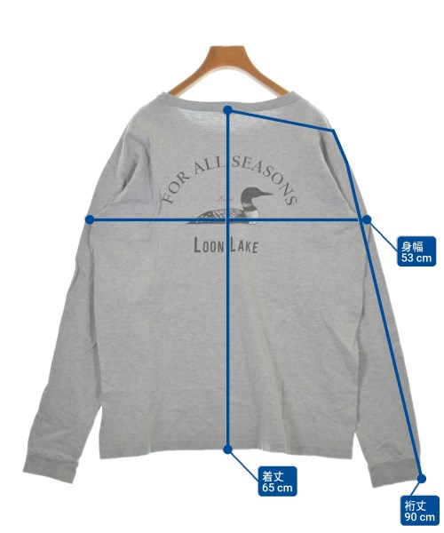 BARNS（バーンズ）Tシャツ・カットソー グレー サイズ:L レディース/2200628182043