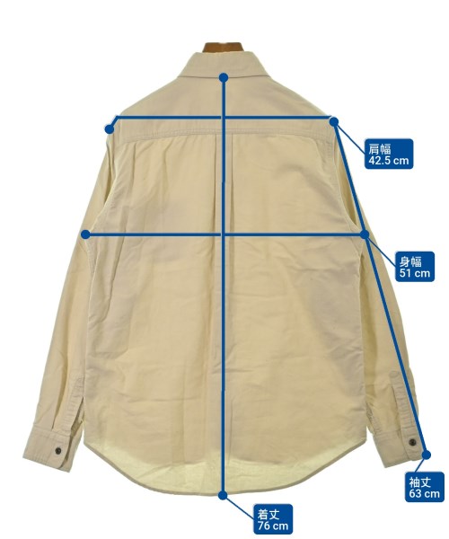 BARNS（バーンズ）カジュアルシャツ ベージュ サイズ:1(S位) メンズ/2200627919039