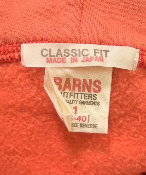 BARNS（バーンズ）パーカー オレンジ サイズ:1(S位) メンズ/2200621667196
