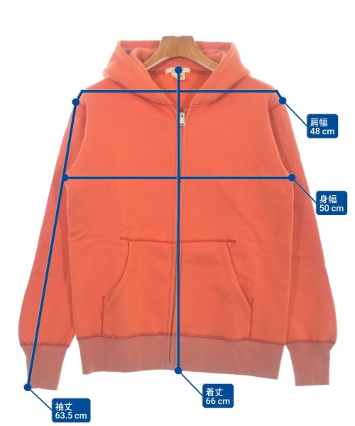 BARNS（バーンズ）パーカー オレンジ サイズ:1(S位) メンズ/2200621667196