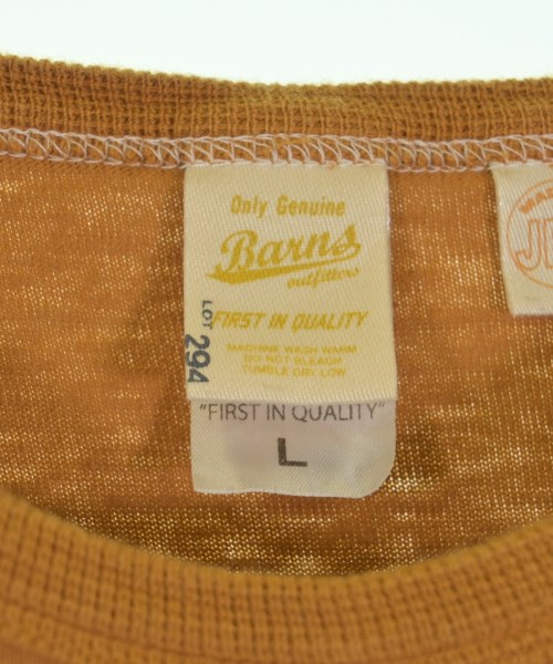 BARNS（バーンズ）Tシャツ・カットソー 茶 サイズ:L メンズ/2200707757063