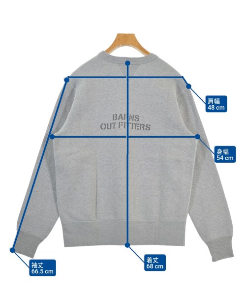 BARNS（バーンズ）スウェット グレー サイズ:XL メンズ/2200665219221