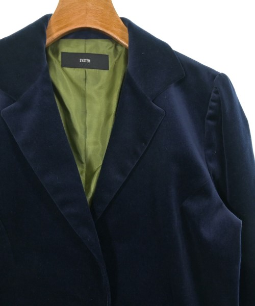 SYSTEM（システム）カジュアルジャケット 紺 サイズ:-(M位) レディース/2200630739105