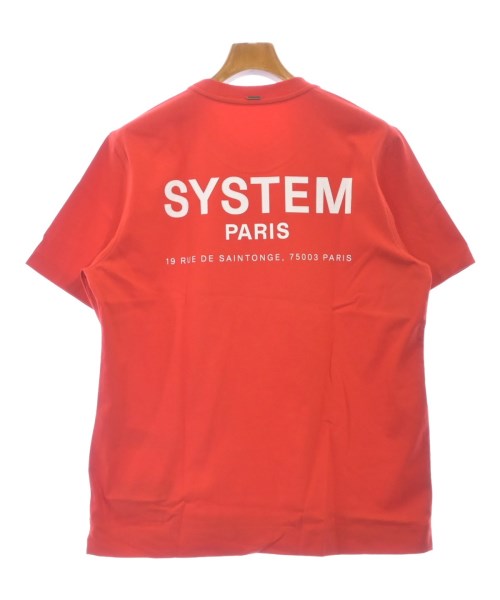 SYSTEM（システム）Tシャツ・カットソー 赤 サイズ:F メンズ/2200607319125