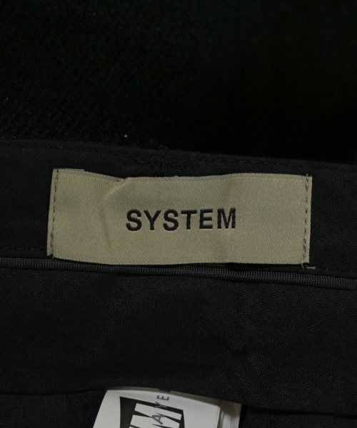 SYSTEM（システム）ショートパンツ 黒 サイズ:XS レディース/2200714978239