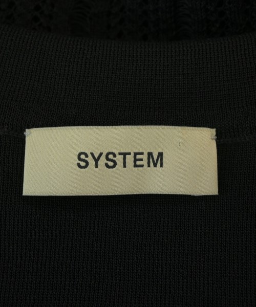 SYSTEM（システム）ニット・セーター 黒 サイズ:34(XS位) レディース/2200714978260