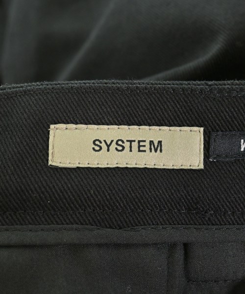 SYSTEM（システム）ショートパンツ 黒 サイズ:46(M位) メンズ/2200714978628