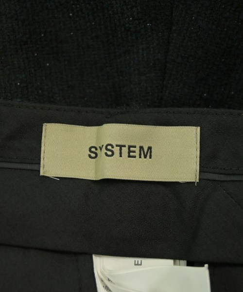SYSTEM（システム）ショートパンツ 黒 サイズ:34(XS位) レディース/2200715915172