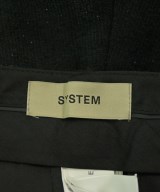 SYSTEM（システム）ショートパンツ 黒 サイズ:34(XS位) レディース/2200715915172