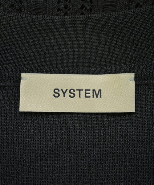 SYSTEM（システム）ニット・セーター 黒 サイズ:34(XS位) レディース/2200715915547