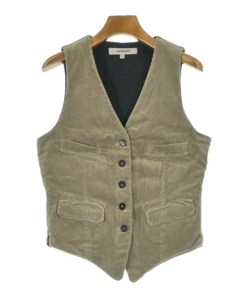 SYSTEM(システム)ベスト グレー サイズ:38(S位)/2200663987092