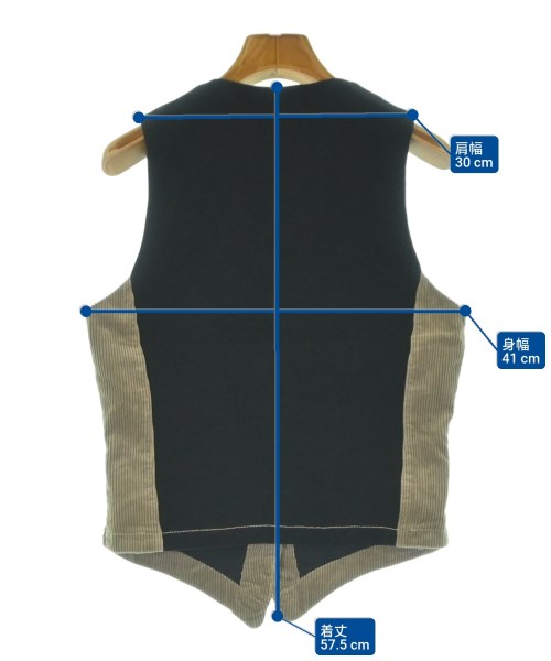 SYSTEM（システム）ベスト グレー サイズ:38(S位) レディース/2200663987092