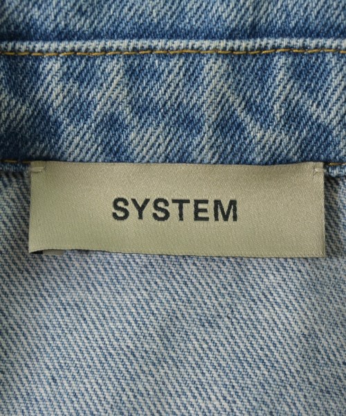 SYSTEM（システム）デニムジャケット 紺 サイズ:34(XS位) レディース/2200728753051