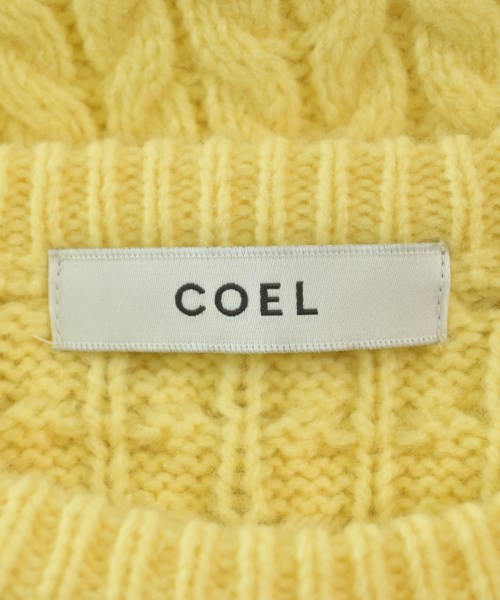 COEL（コエル）ニット・セーター 黄 サイズ:F レディース/2200668123280